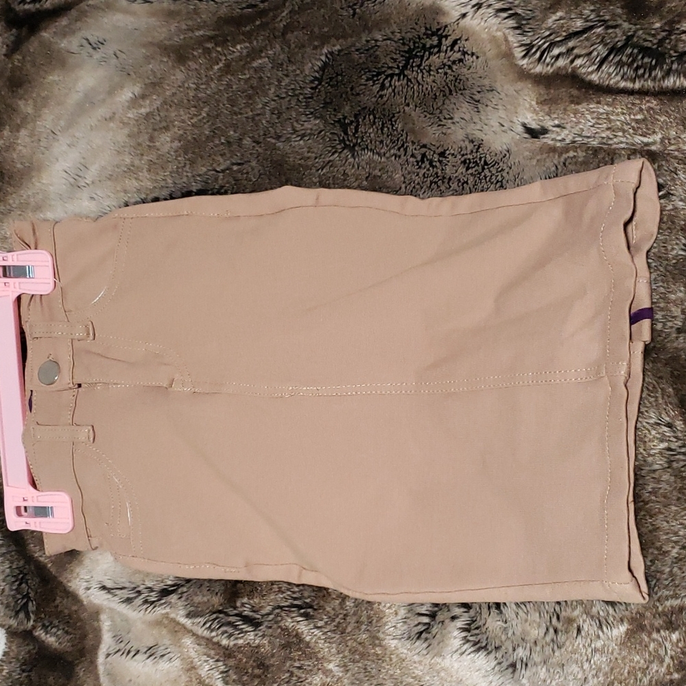 Khaki uniform skirt 4t or 5t ounce